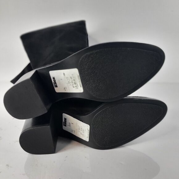 Seychelles Paradise City Leather Over the Knee Boots Black Size 6 - Picture 15 of 16